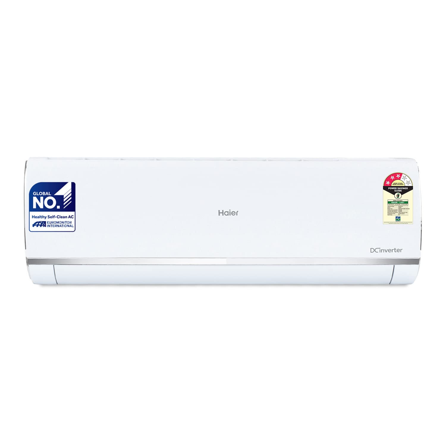 Haier 15 Ton 3 Star Inverter Split AC CopperConvertible 7 in 1 Cooling Modes Antibacterial Filter 2023 Model HSU18K-PYS3BE1-INV White