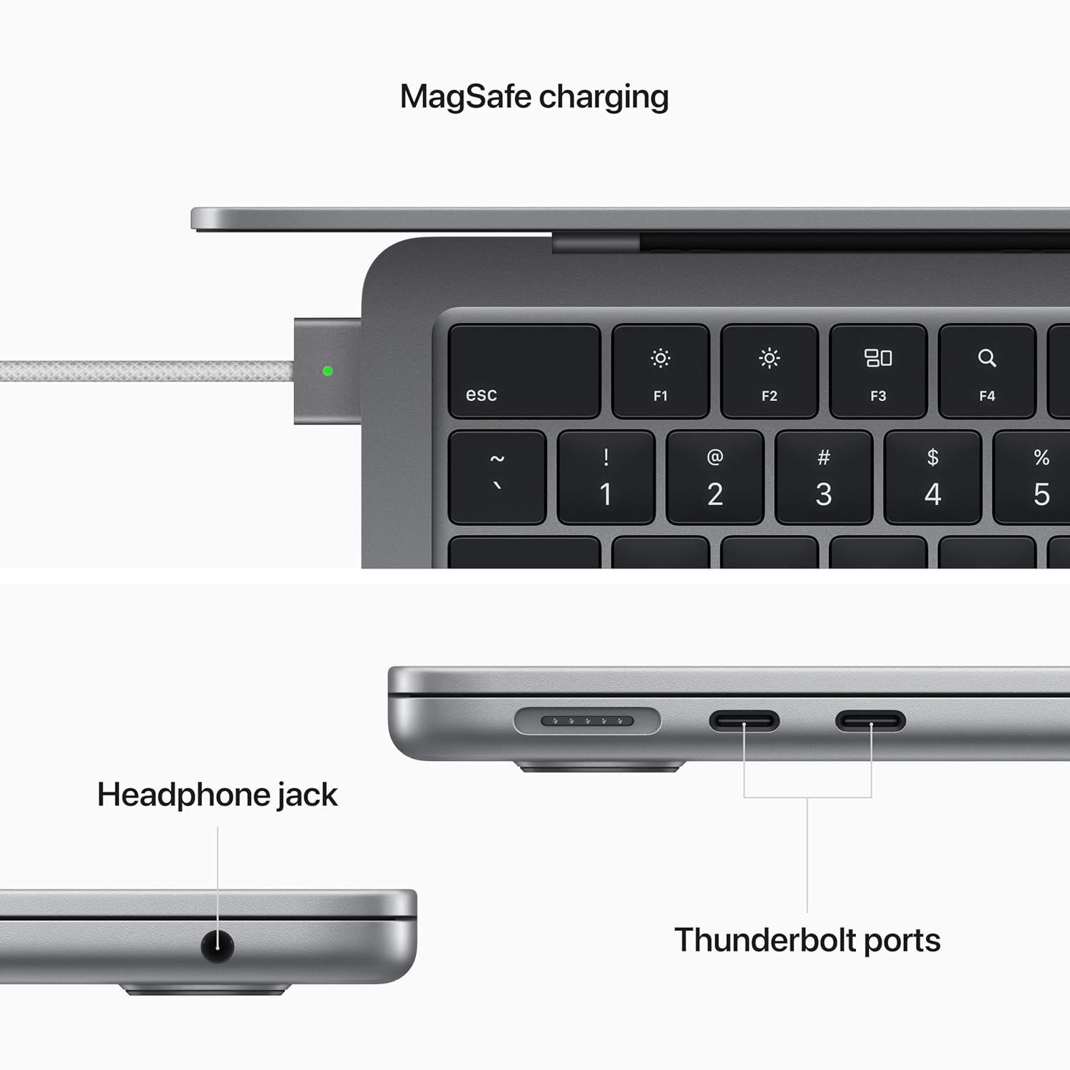 2022 Apple MacBook Air Laptop with M2 chip 136-inch Liquid Retina Display 16GB RAM 256GB SSD Storage Backlit Keyboard 1080p FaceTime HD Camera Works with iPhone and iPad Space Gray