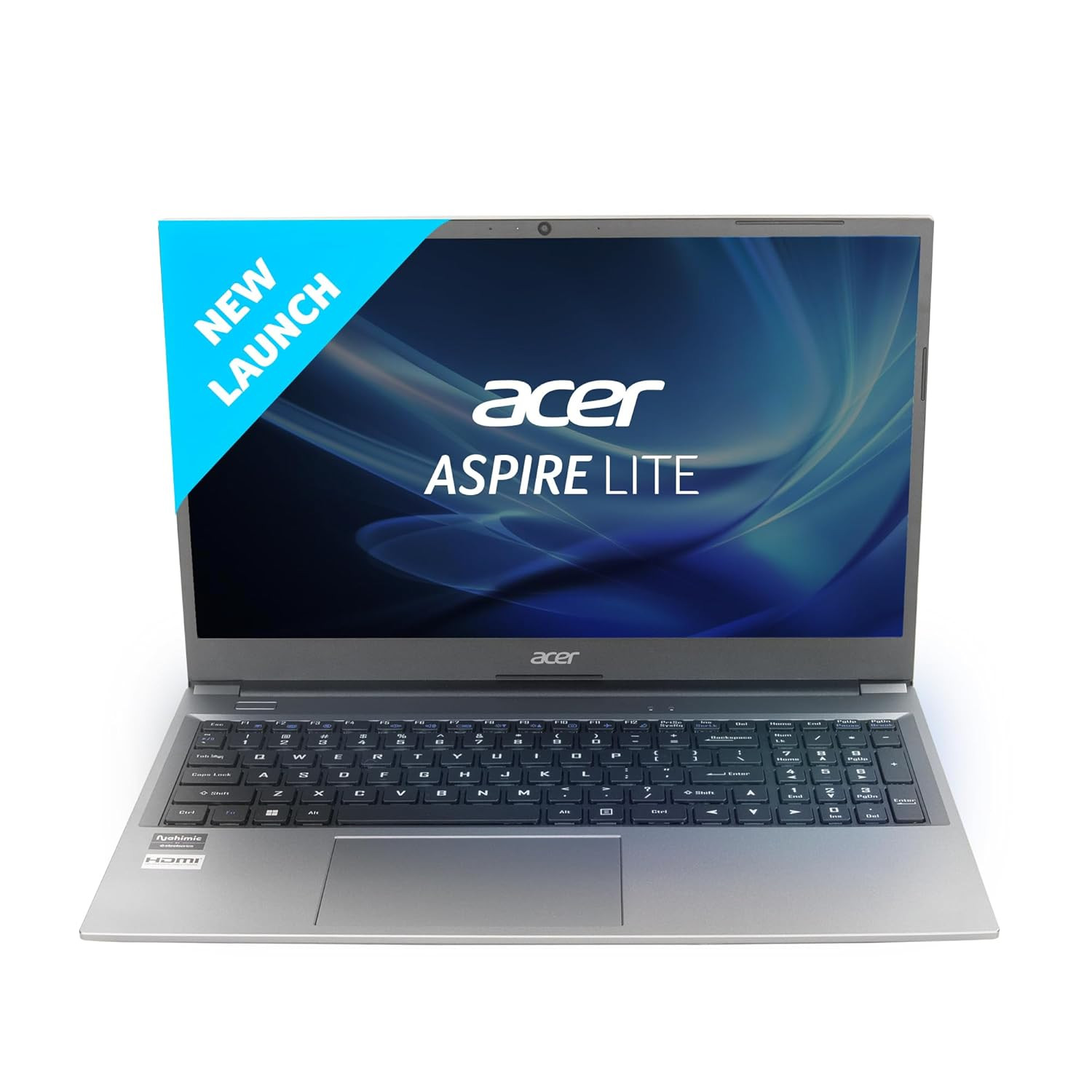 Acer Aspire Lite 12th Gen Intel Core i5-1235U Thin and Light Laptop Windows 11 Home16GB RAM512GB SSDIntel Iris Xe Graphics AL15-52 3962cm 156 Full HD Display Metal Body Steel Gray 16 KG