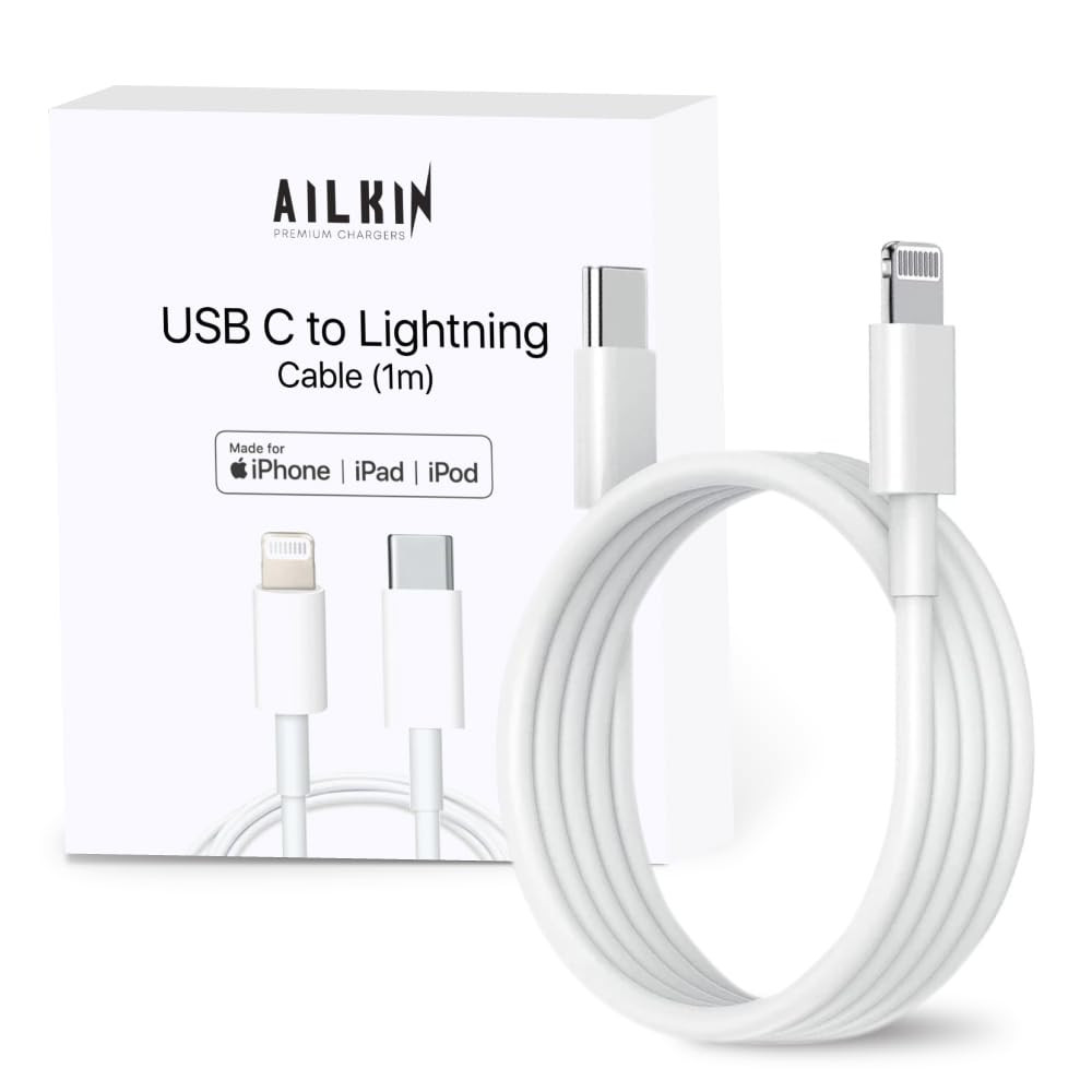 ALKIN USB C to Lightning Cable 1M Apple MFi Certified iPhone Fast Charger Cable USB-C Power Delivery Charging