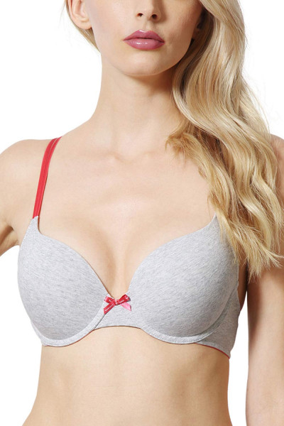 Amante Side Support Shaper Wirefree Cotton Everyday Bra Sandalwood,Size -34B