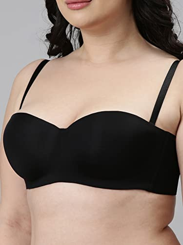 Buy Amante Very Lightly Padded Wirefree Bra- Black N White at Rs.1795  online
