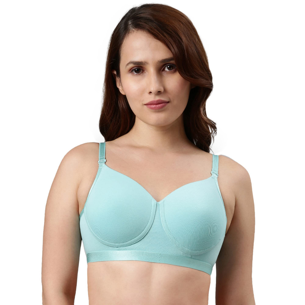 Amante Magic Support Non-Padded Wirefree Lace Bra Black 38DD,Size