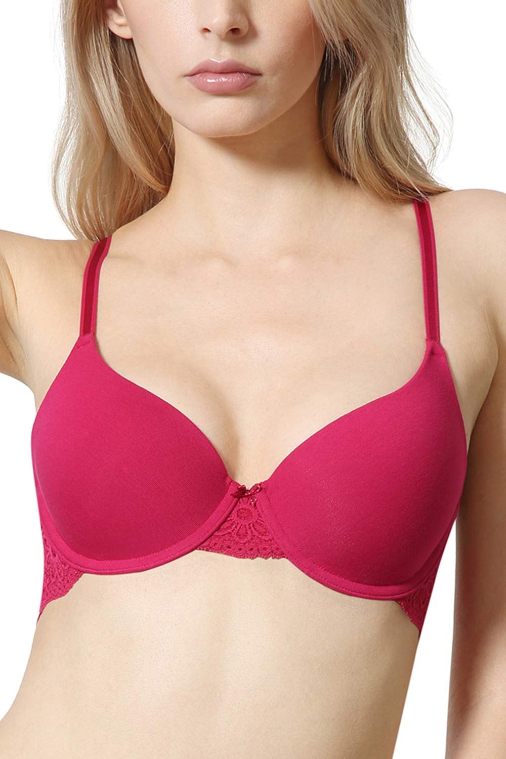 Amante Side Support Shaper Wirefree Cotton Everyday Bra,Size -34B