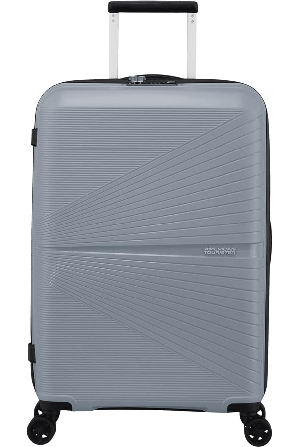 American Tourister Airconic 77 cms Polypropylene Hardsided Large Check-in Luggage  Suitcase  Trolley Bag Grey