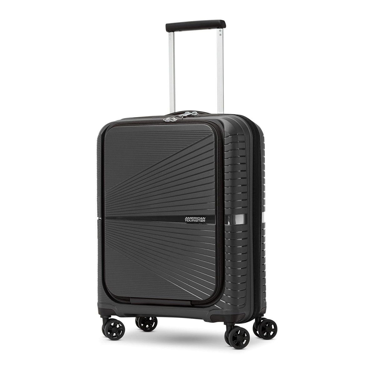AMERICAN TOURISTER Airconic Hardside Expandable Luggage with Spinner Wheels Graphite Carry-On 21-Inch Airconic Hardside Expandable Luggage With Spinner Wheels