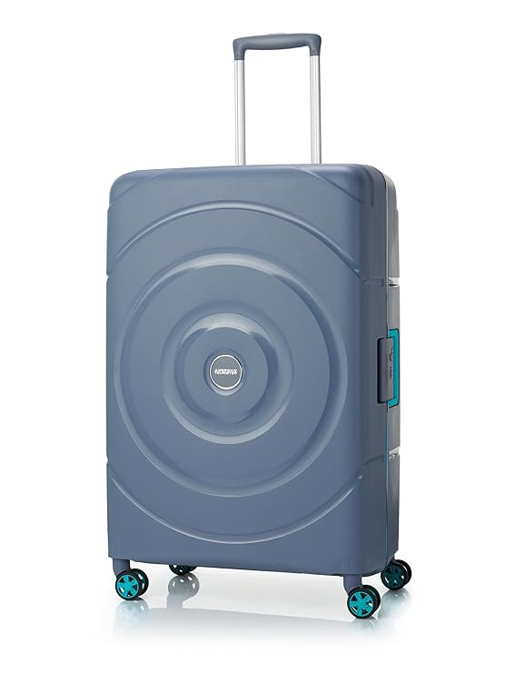 American Tourister AMT CIRCURITY 55CM TSA 3 Point TSA Lock Luggage Complete Lining and Contrast Components