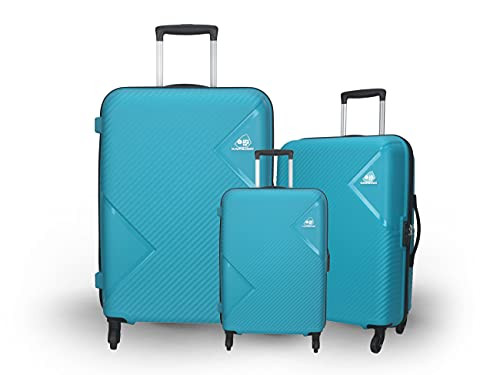 American Tourister Kamiliant Kamiliant Polypropylene Hard Luggage Trolley  Bag (Blue, Small - 55 Cm, Medium - 68 Cm