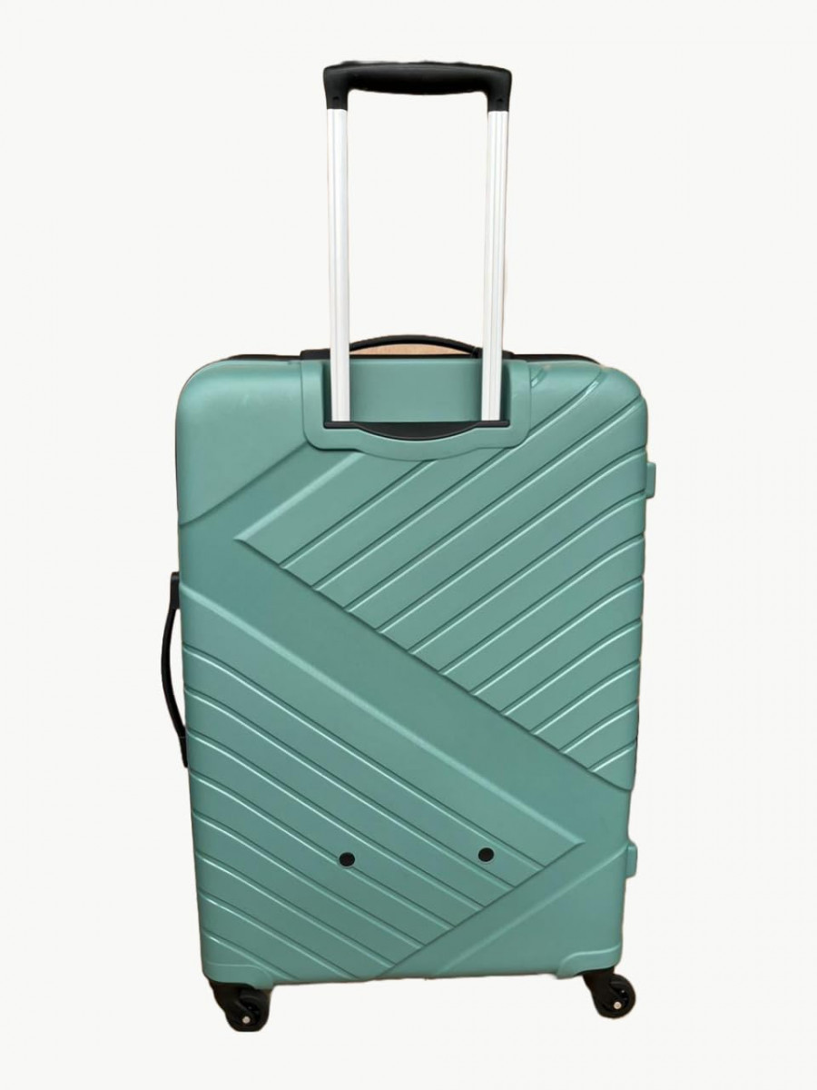 American Tourister Kamiliant Polypropylene Wayfarer Set of 3 Luggage Trolley Bags Suitcase Small Medium Large Green
