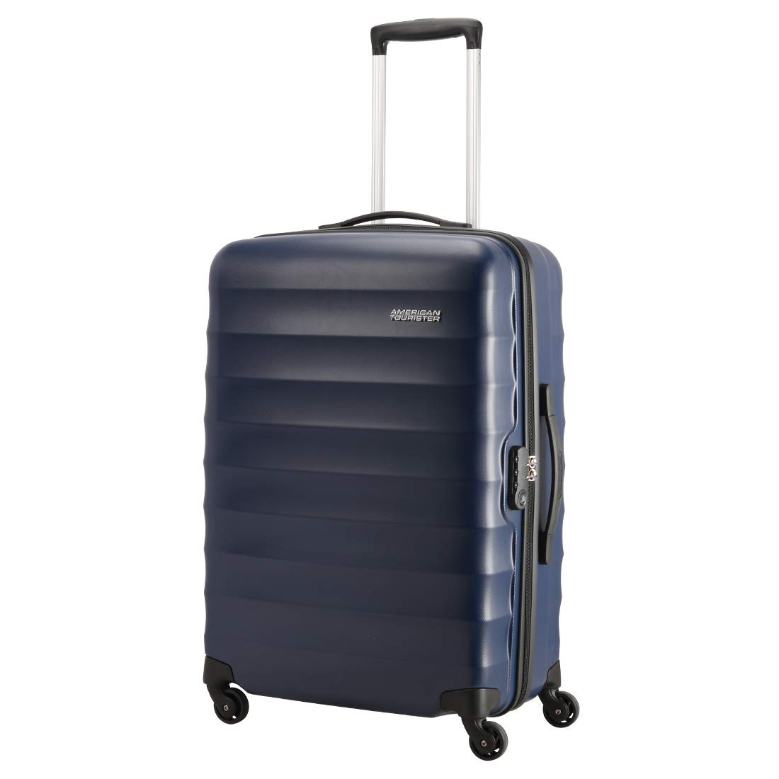 American Tourister Trolley Bag for Travel  Barcelona 79 Cms Polycarbonate Hardsided Large Check-in Luggage Bag  Suitcase for Travel  Trolley Bag for Travelling Midnight Blue