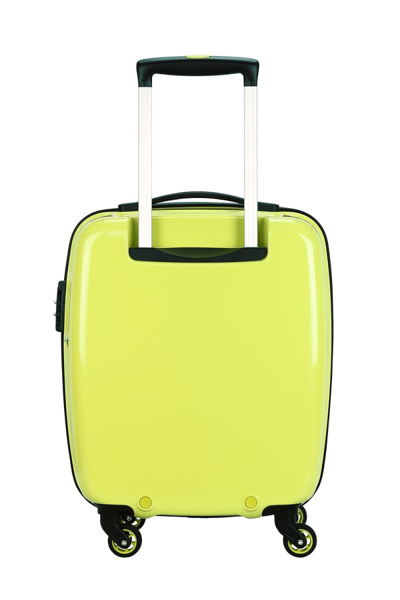 American Tourister Trolley Bag for Travel  Swag-ON 53 Cms Polycarbonate Hardsided Small Cabin Luggage Bag  Suitcase for Travel  Trolley Bag for Travelling White