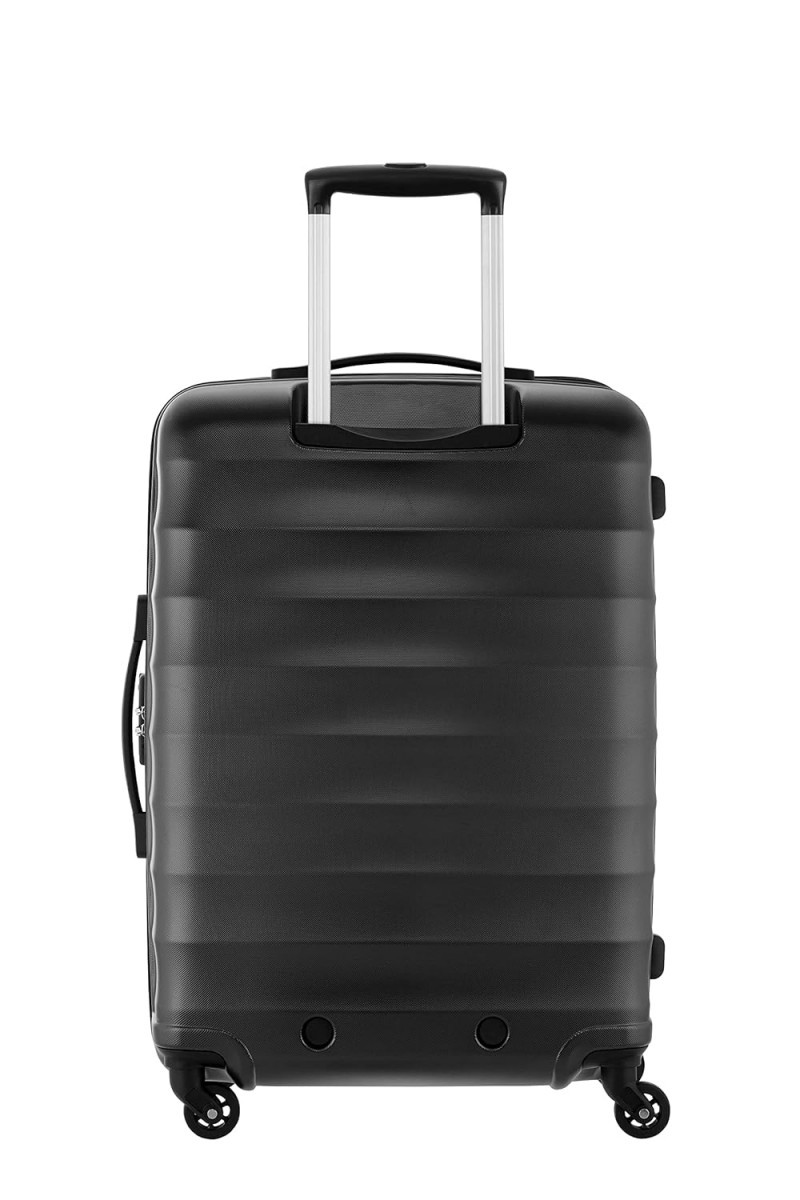 American Tourister Trolley Bag for Travel  VERG 79 Cms Polycarbonate Hardsided Large Check-in Luggage Bag with TSA Lock  Suitcase for Travel  Trolley Bag for Travelling Black