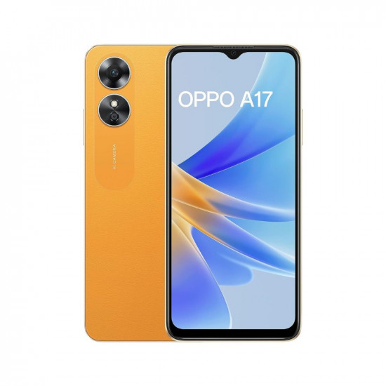 AMN Oppo A17 Sunlight Orange 4GB RAM 64GB Storage with No Cost EMIAdditional Exchange Offers