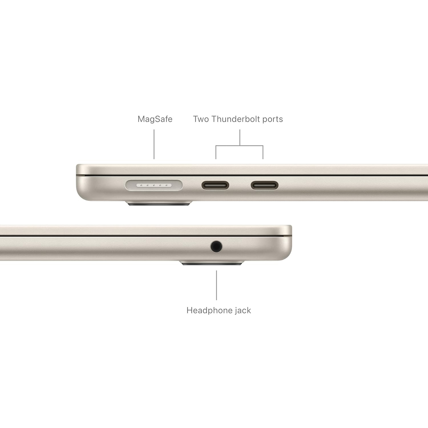 Apple 2024 MacBook Air 13-inch Apple M3 chip with 8core CPU and 10core GPU 24GB Unified Memory 512GB - Starlight