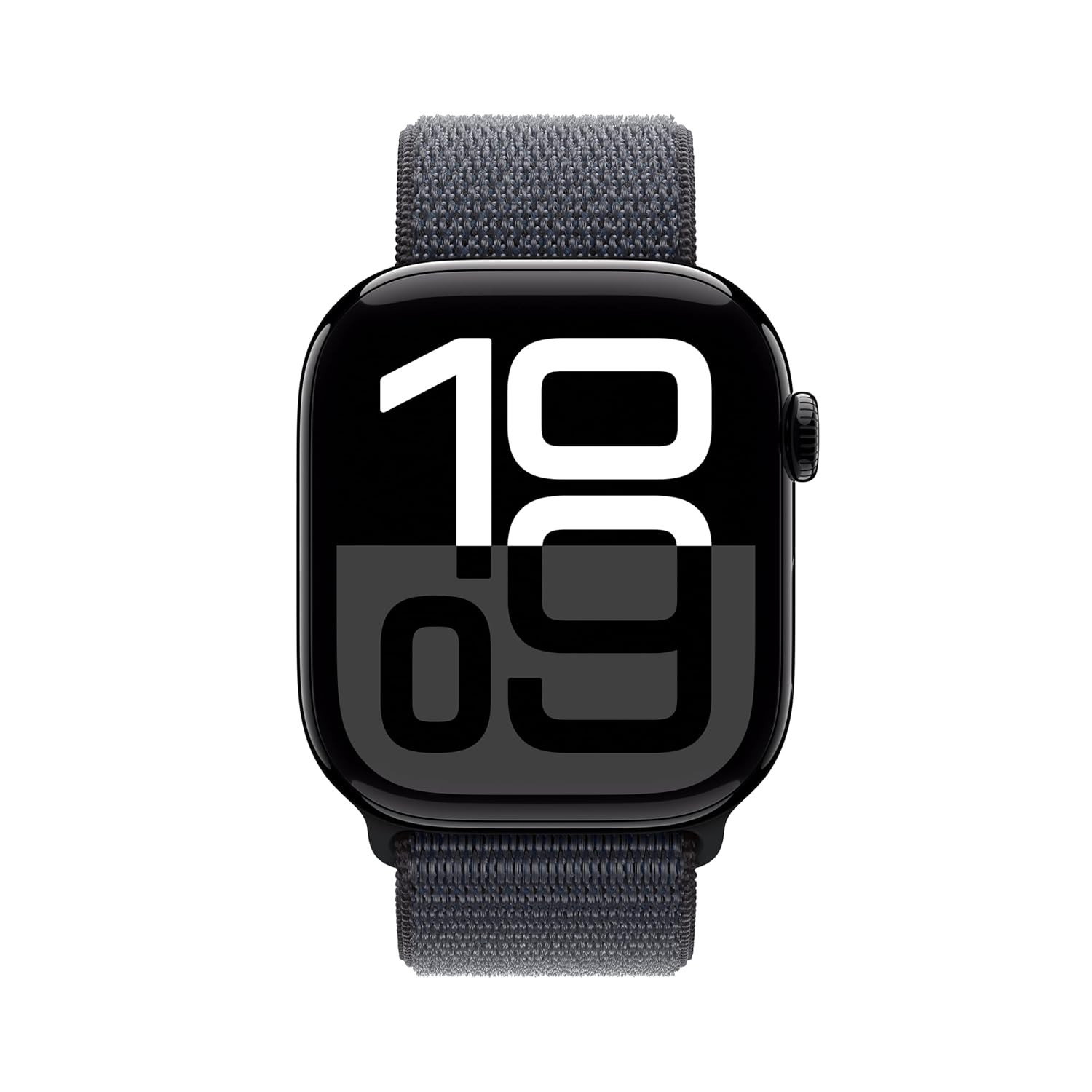 Apple Watch Series 10 GPS  Cellular 46 mm Smartwatch with Jet Black Aluminium Case with Ink Sport Loop Fitness Tracker ECG App Always-On Retina Display Carbon Neutral