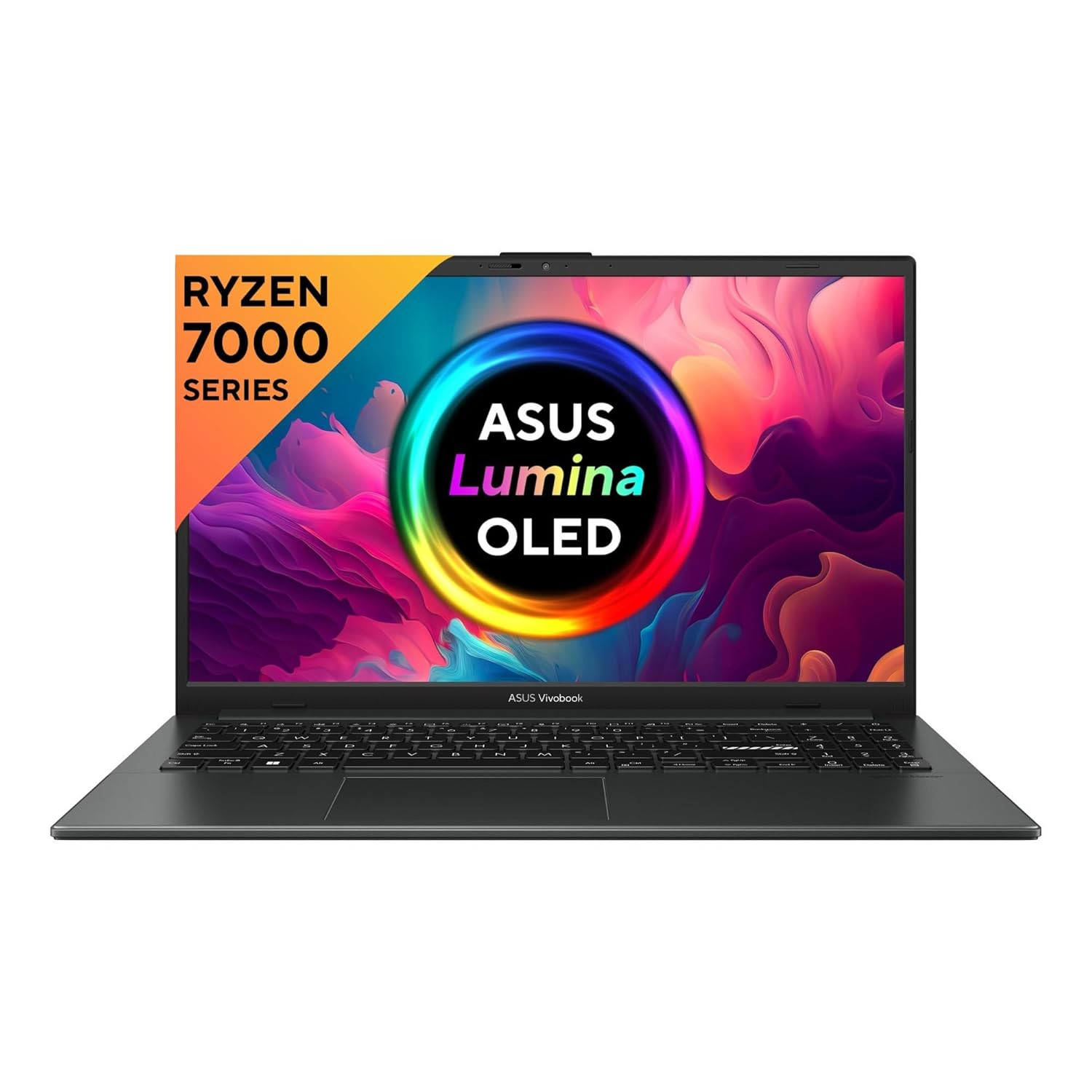 ASUS Vivobook Go 15 OLED 2023 AMD Ryzen 5 7520U 156 3962 cm FHD OLED Thin  Light Laptop 16GB512GB SSDWindows 11Office 2021Alexa Built-inBacklit KBBlack163 kg E1504FA-LK542WS