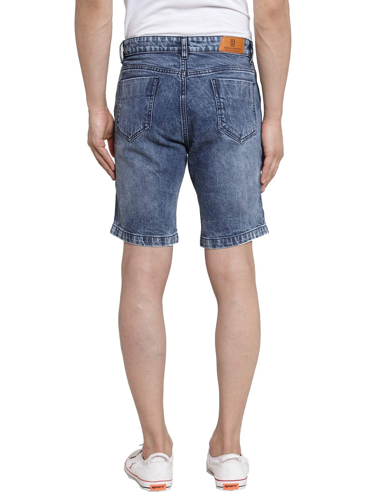Regular-fit denim bermuda shorts - Man | Mango Man India