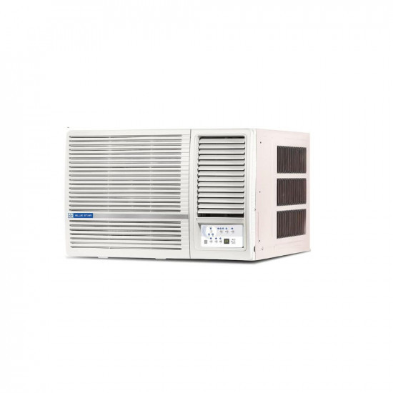 Blue Star 15 Ton 3 Star Fixed Speed Window AC Copper Turbo Cool Humidity Control Hydrophilic Blue Fins Dust Filters Self-Diagnosis 2023 Model WFA318LN White