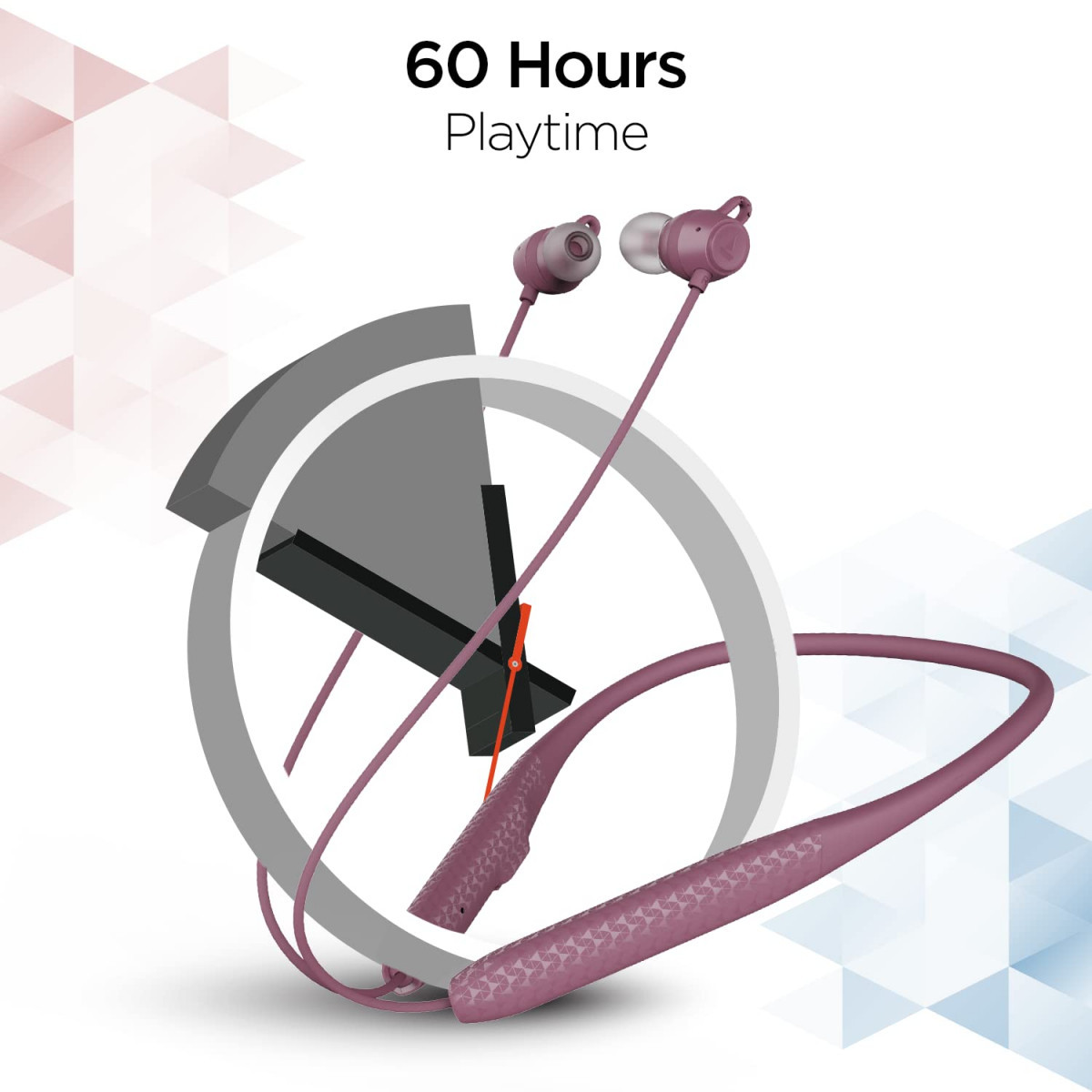 boAt Rockerz 255 Max in Ear Earphones with 60H PlaytimeEq ModesPower Magnetic EarbudsBeast ModeEnx TechASAP Charge10 Mins10 HrsTextured FinishDual PairMaverick MaroonWireless