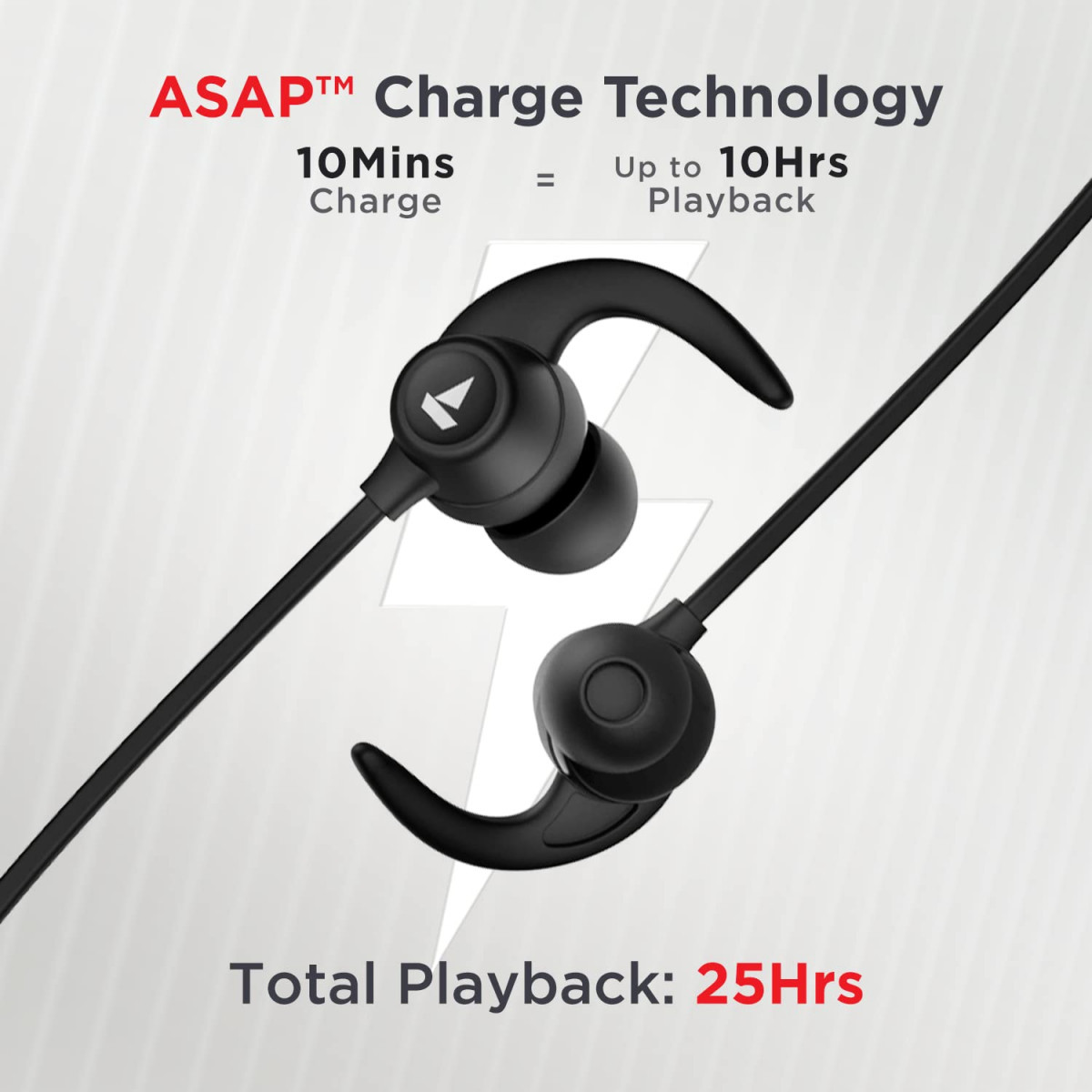 boAt Rockerz 255 Neo in-Ear Bluetooth Neckband with Mic with ENx Tech Smart Magnetic Buds ASAP Charge Upto 25 Hours Playback 12MM Drivers Beast Mode Dual Pairing Active Black