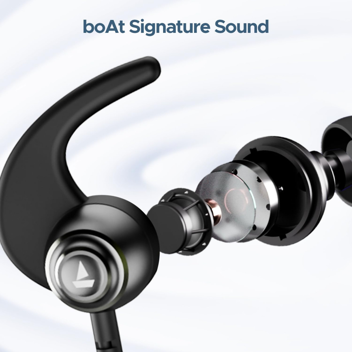 boAt Rockerz 268 Bluetooth in Ear Earphones with Beast Mode ENx Mode ASAP Charge Upto 25 Hours Playback Signature Sound BTv52  IPX5Active Black