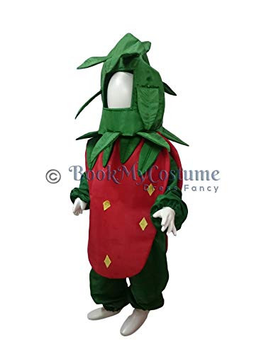 Sweet Strawberry Children's Halloween Costume - Cute Fruit Suit & Hat  (Medium) : Clothing, Shoes & Jewelry - Amazon.com