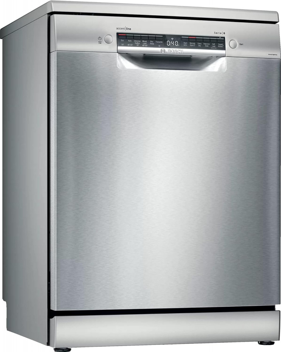 Bosch 14 Place Settings free-standing Dishwasher SMS6HVI01I Fingerprint free steel