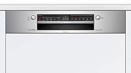 Bosch Serie  4 semi-integrated In Built dishwasher 60 cm Stainless steel SMI4IVS00I