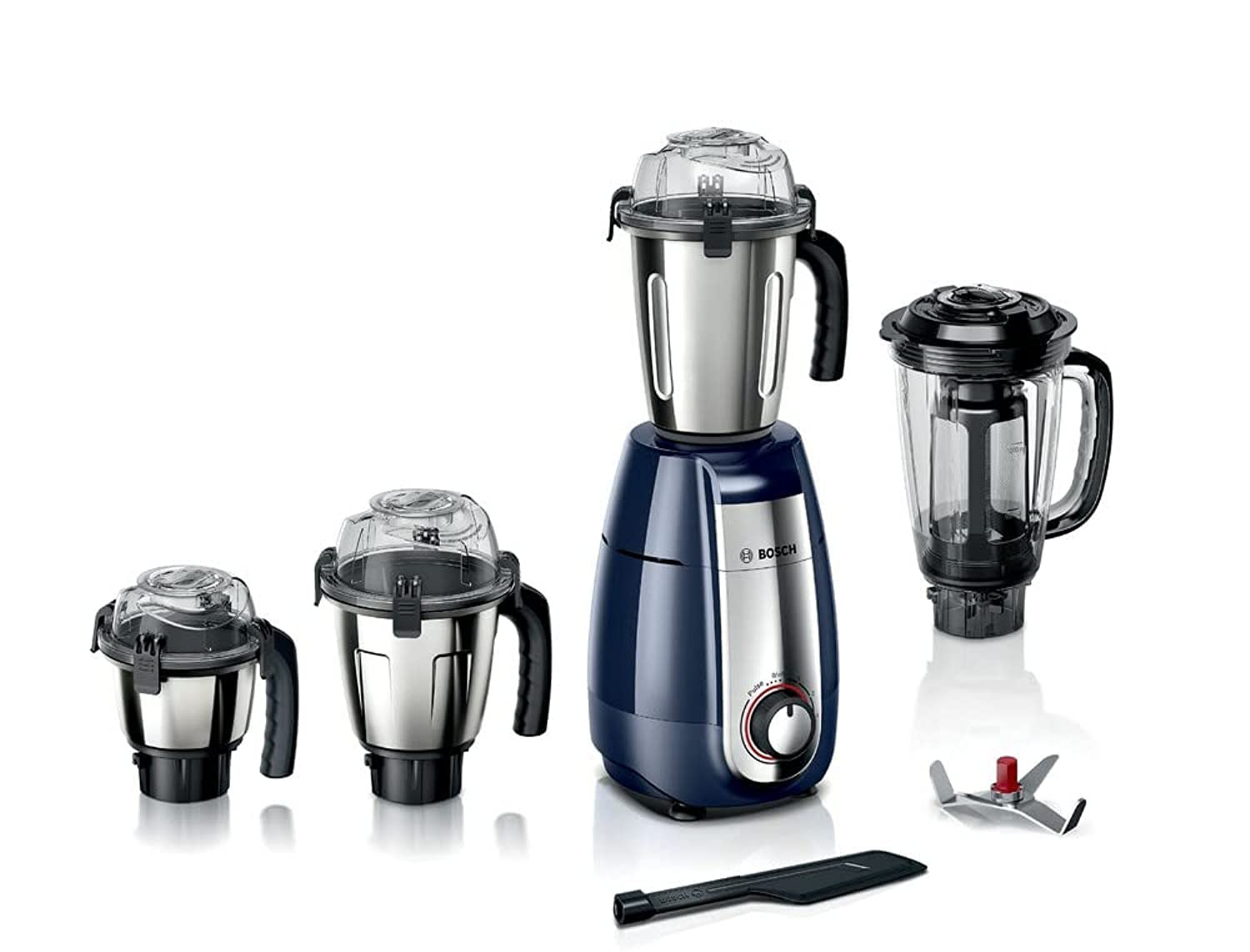 Bosch TrueMixx Pro Mixer Grinder MGM8842DIN 1000 W 4 Jars Dark Blue