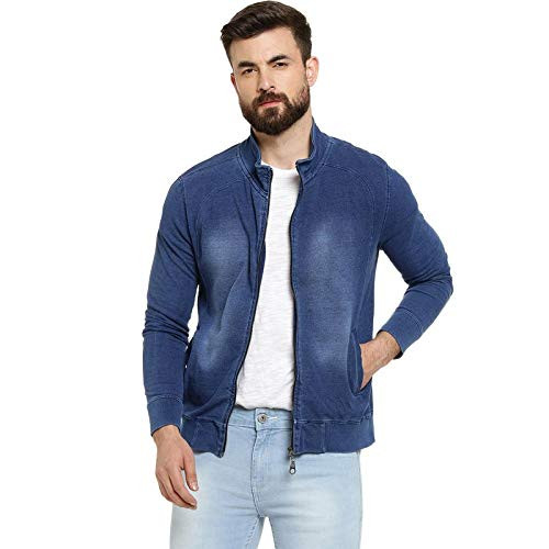 Buy online Black Washed Denim Jacket from Jackets for Men by Campus Sutra  for ₹1119 at 57% off | 2024 Limeroad.com