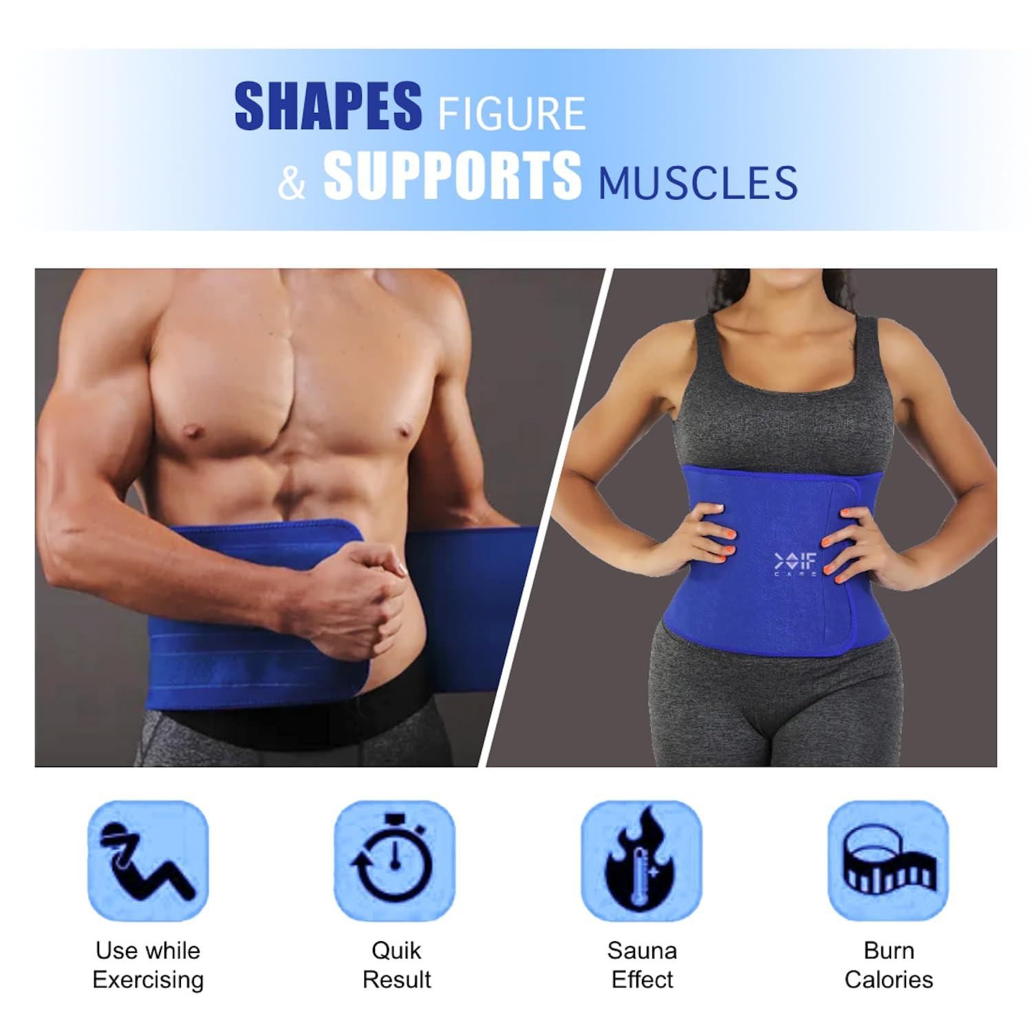 Tummy Shaper for Women & Men Body Shaper Belt for Stomach Fitness