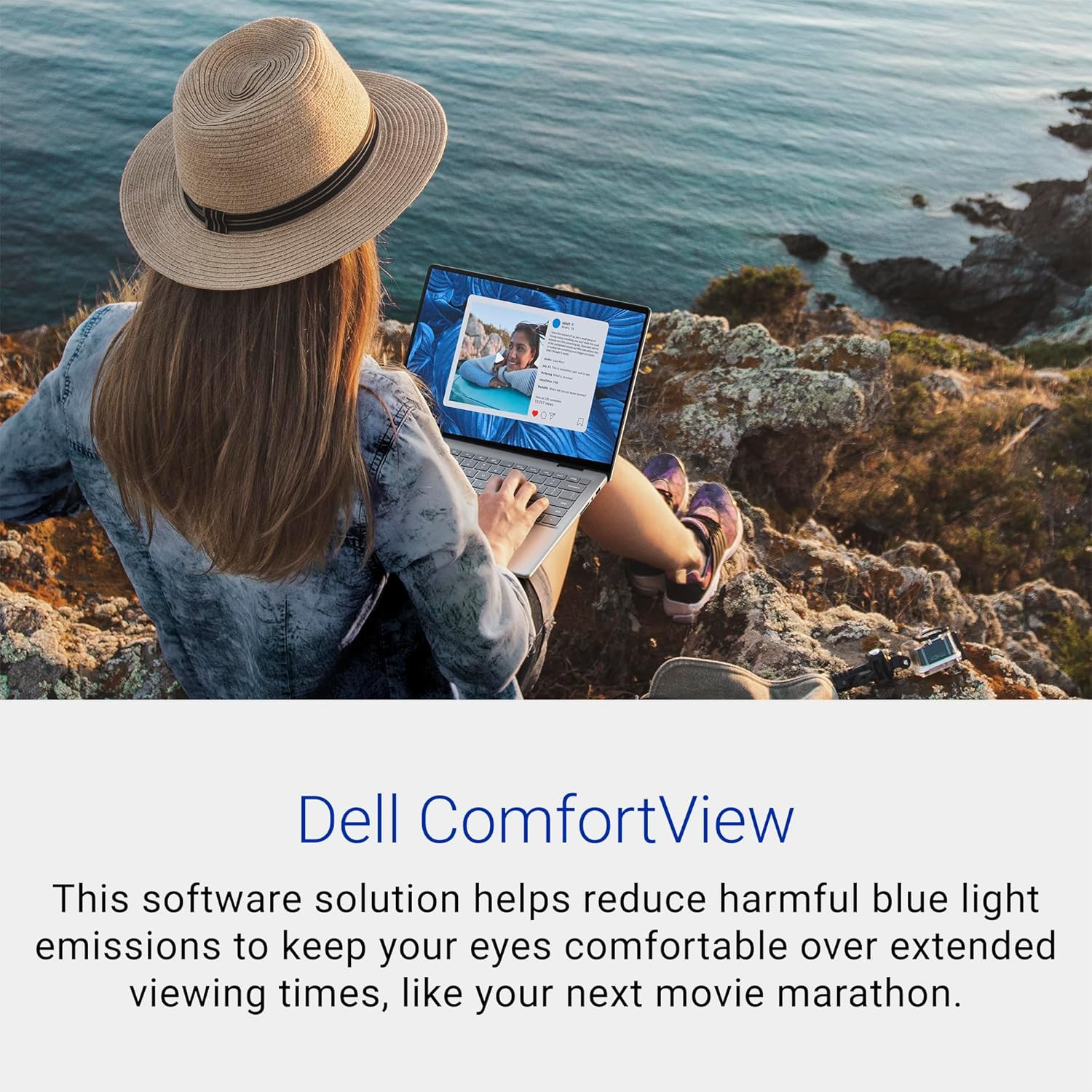 Dell Thin  Light Inspiron 7440 2in1 Laptop Intel Core 3 100U Processor 8GB  512GB SSD 14 3562cm FHD 250nits Display Touch Backlit KB  FPR Win 11  MSO2115 Months McAfeeIce Blue171kg