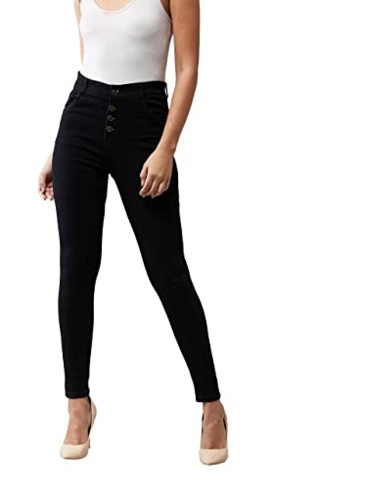 Buy DOLCE CRUDO High Rise Denim Skinny Fit Women's Jeans