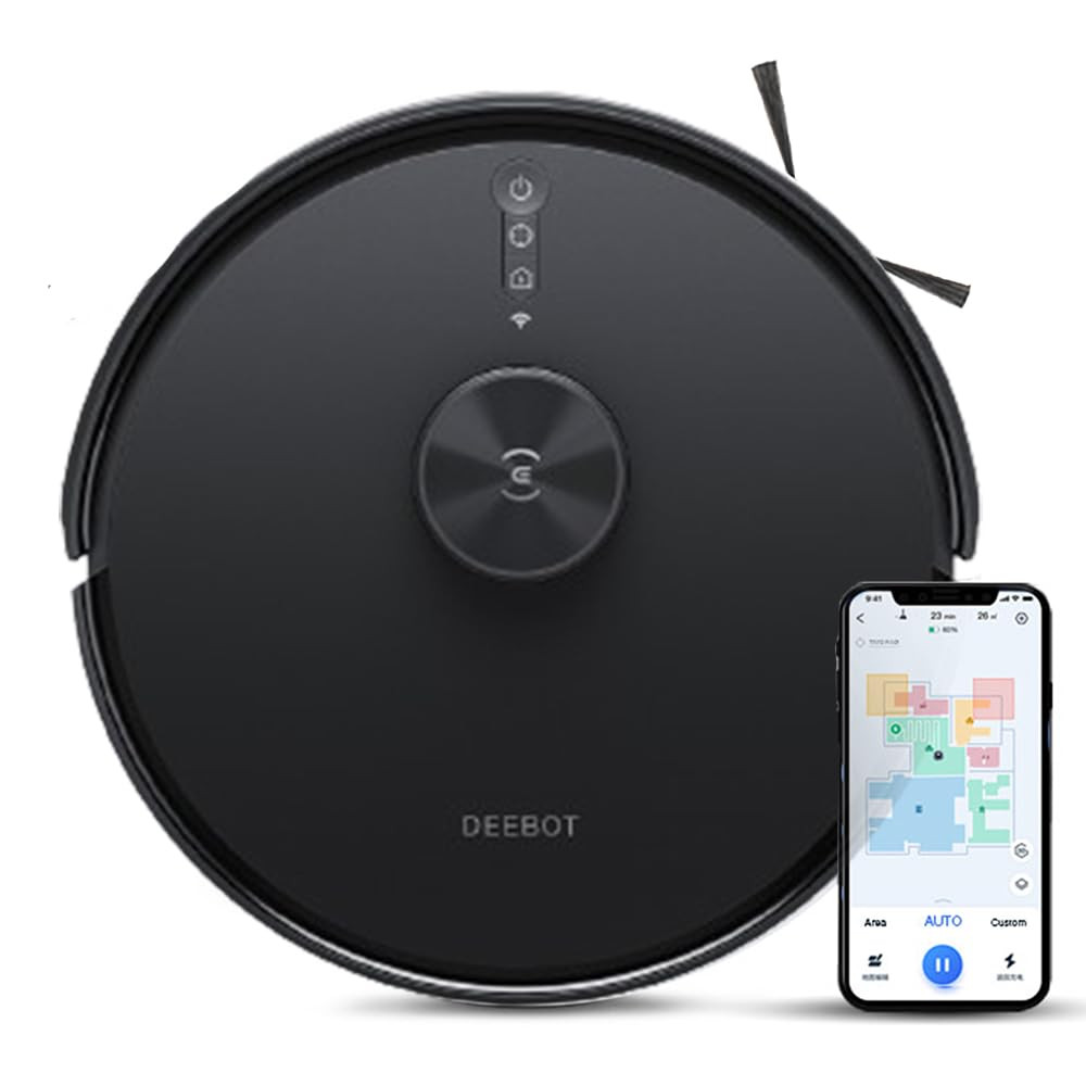 ECOVACS Deebot Y1 PRO 2-in-1 Robot Vacuum Cleaner 2024 New Launch 6500 Pa Powerful Suction 5200 mAh Battery Covers 3500 Sq Ft in One Charge Advanced Navigation Technology  True Mapping