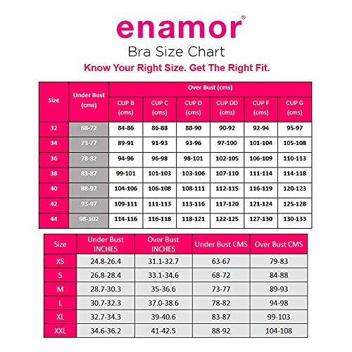 Enamor Super Contouring M Frame Full Support Bra For Women - Non-Padded, Non -Wired, Full Coverage Bra, A014