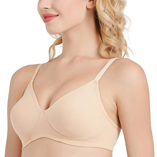 Enamor Side Support Shaper Classic Non Padded Non Wired Full Cover Supima  Cotton Bra (Black) Style# A042
