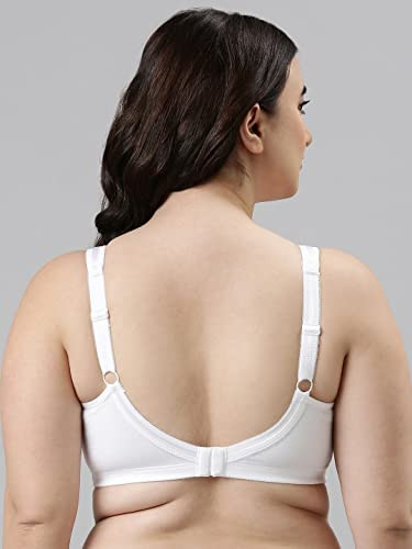 Enamor A112 Smooth Super Lift Classic Full Support Bra - Stretch Cotton, Non -Padded, Wirefree & Full