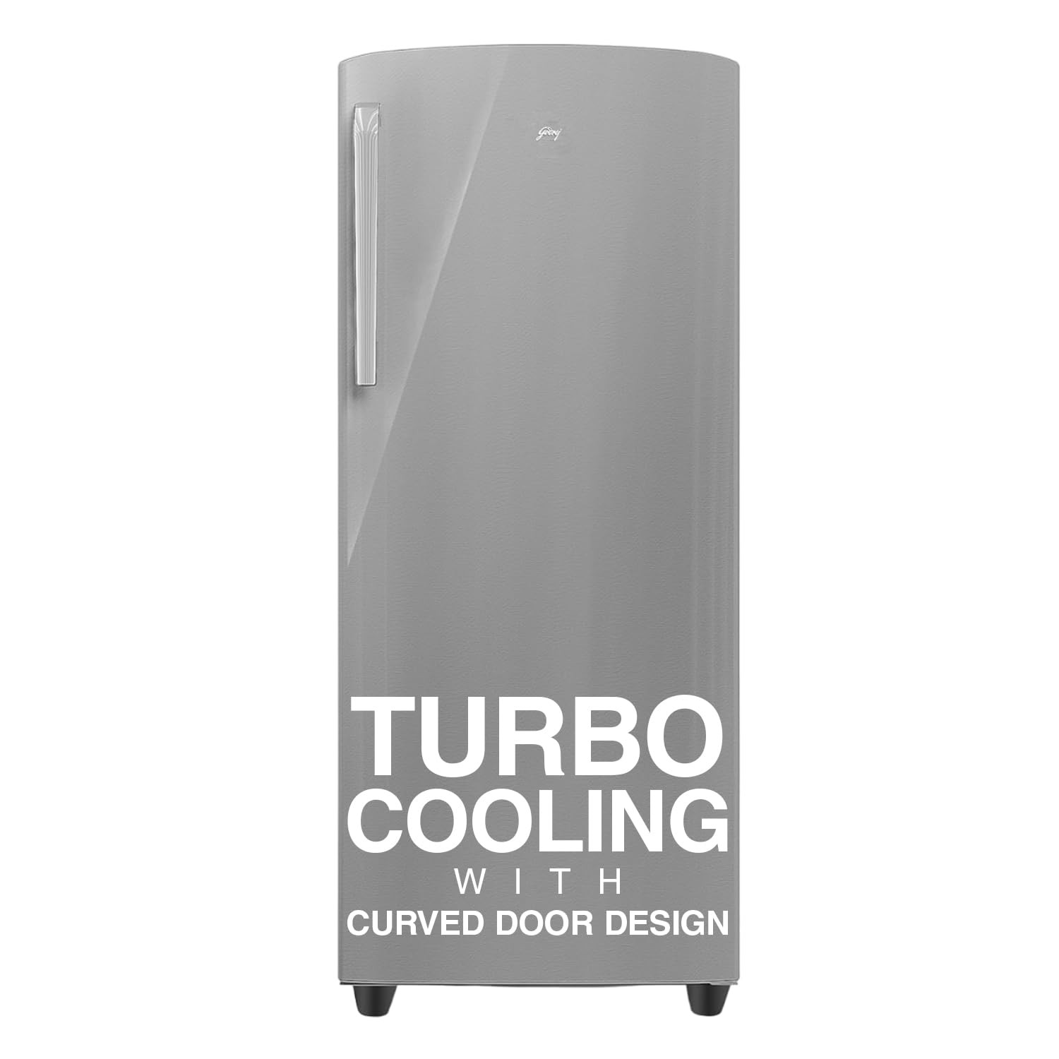 Godrej 268 L 3 Star Turbo Cooling Technology Ensuring Faster Cooling Direct Cool Single Door Refrigerator With Advanced Inverter Technology 2024 Model RD EMARVEL 290C THI ST GL Steel Glow