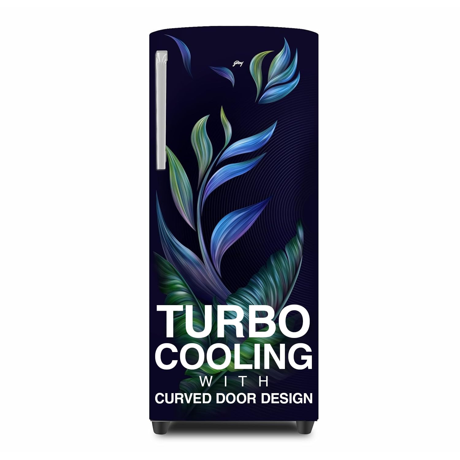 Godrej 268 L 3 Star Turbo Cooling Technology Ensuring Faster Cooling Direct Cool Single Door Refrigerator With Advanced Inverter Technology 2024 Model RD EMARVEL 290C THI FU BL Fusion Blue