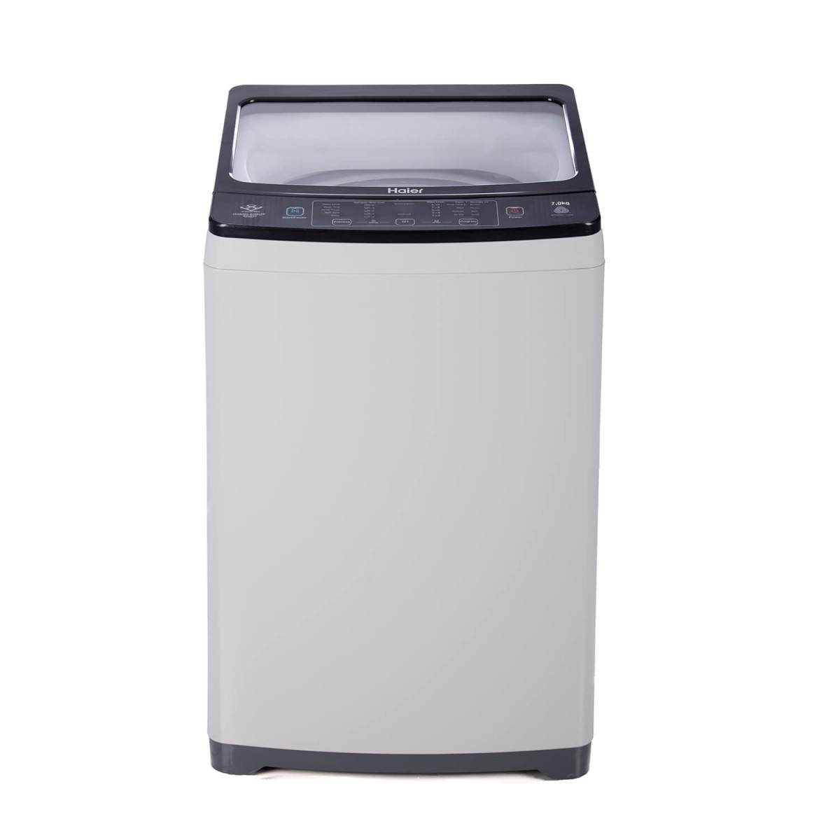 Haier HWM70-826NZP 7 Kg Fully-Automatic Top Loading Washing Machine with Softfall Technology Dual Magic Filter Moonlight Grey Quick Wash