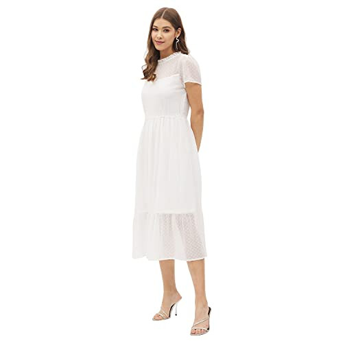 Buy Harpa Women's Cotton Classic Standard Length Dress (GR6243_Black_XS) at