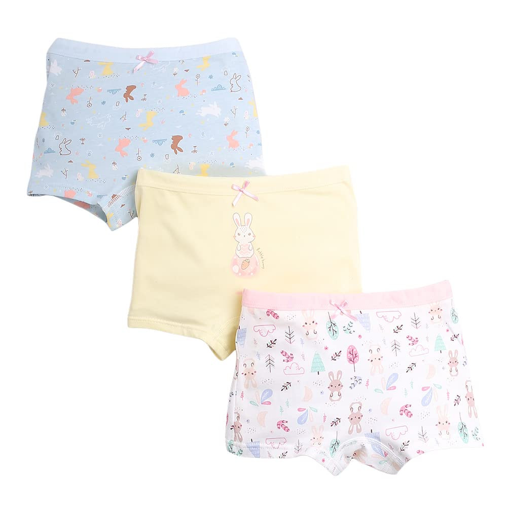 Hopscotch Girls Cotton All-Over Print Underwears Pack of 3 in
