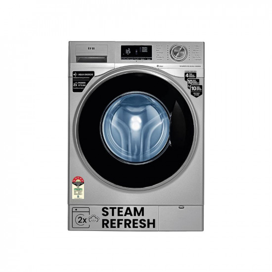 IFB 8 Kg 5 Star Front Load Washing Machine 2X Power Steam SENATOR WSS 8014 Silver In-built Heater 4 years Comprehensive Warranty