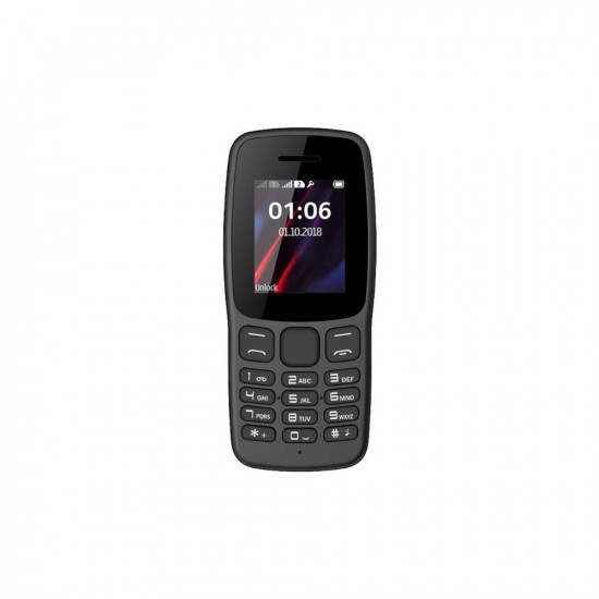 IKALL K100 18 Inch Display Keypad Mobile Dual Sim 1000 mAh Battery Black