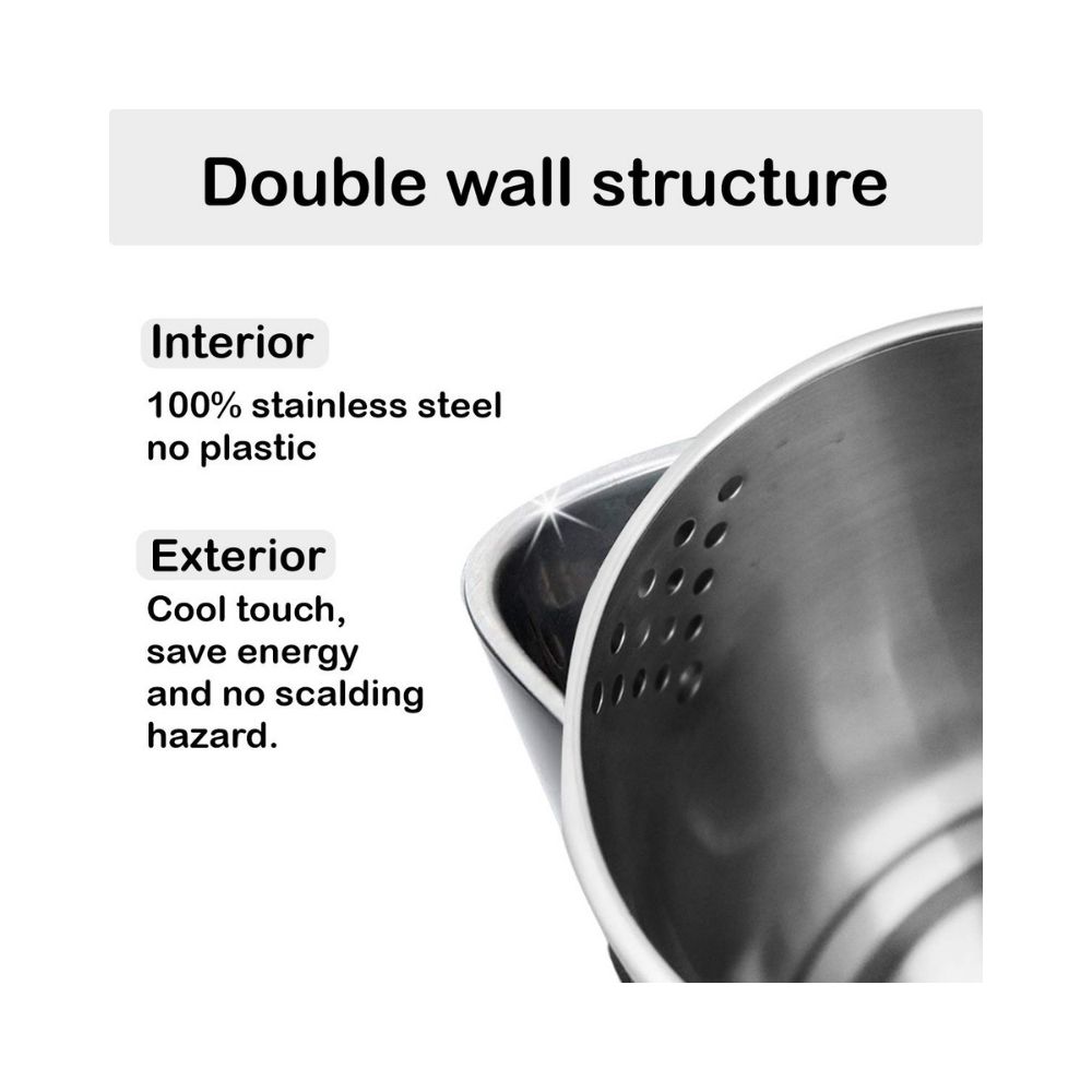 INALSA Designer Electric Kettle Double Wall 18L