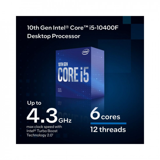  Intel Core i5-10400F Desktop Processor 6 Cores up to