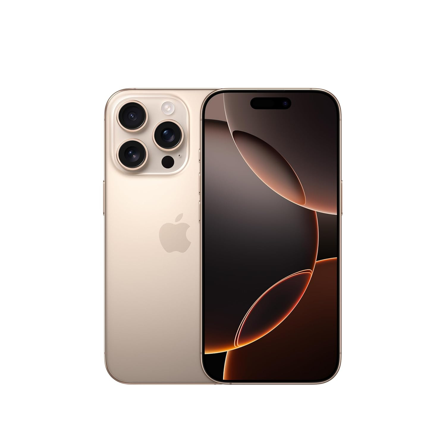 iPhone 16 Pro 128 GB 5G Mobile Phone with Camera Control 4K 120 fps Dolby Vision and a Huge Leap in Battery Life Works with AirPods Desert Titanium