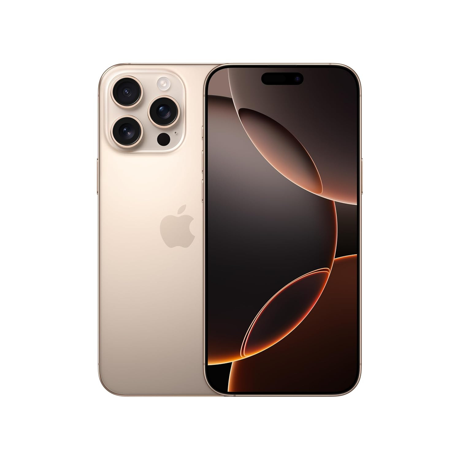 iPhone 16 Pro Max 1 TB 5G Mobile Phone with Camera Control 4K 120 fps Dolby Vision and a Huge Leap in Battery Life Works with AirPods Desert Titanium