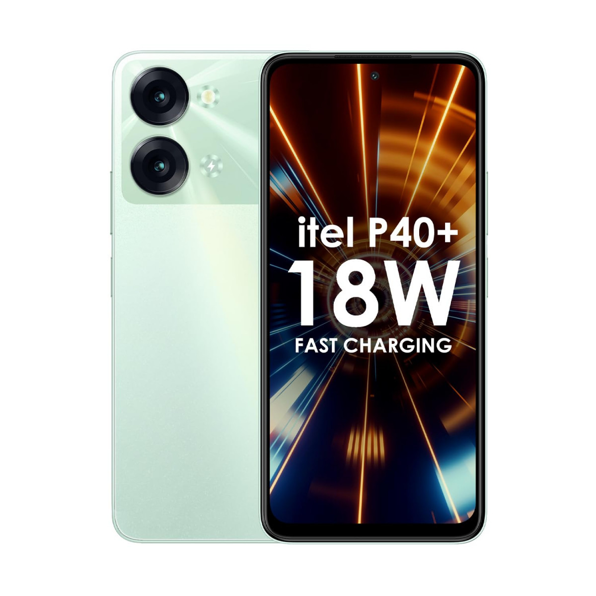 itel P40  4GB RAM128GB ROM  13MP AI Rear Camera  7000mAh Battery  18W Fast Charging  68 HD IPS Punch Hole 90Hz Display  Ice Cyan