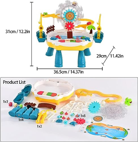 Fishing Game Toys with Slideway Shop Now:    MAGNETIC FISHING TOYS SET